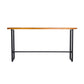 Industrial Style Pub Dining Set 1/2/5/9 Pcs Rectangular Solid Wood Pub Set for Home