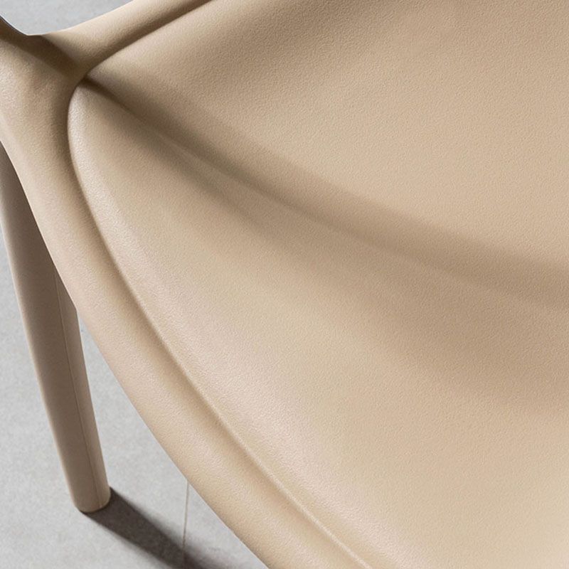 Contemporary Chairs Dining Arm Open Back Plastic Side Chair for Kitchen Clearhalo ' kitchen&dining_furn' 'Dining Chairs' 'Dining Tables & Seating' 'dining_chair' 'furn' 'furn_dining_chair' 'Furniture' 'furniture_dining_chair' 'Kitchen & Dining Furniture' 'kitchen' 1200x1200_b096c35b-68fb-460c-851b-074eec4830ae