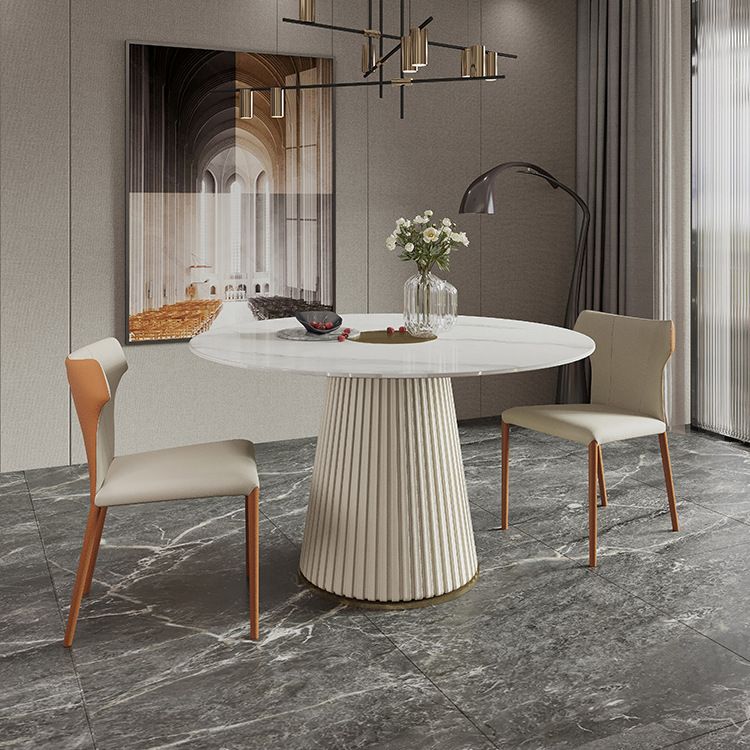 1/3/4/5/7 Pcs Metal Modern Dining Room Set with Round Pedestal Base Table Dinette Set Clearhalo 'Dining Room Sets' 'Dining Tables & Seating' 'dining_room_set' 'furn' 'furn_dining_room_set' 'Furniture' 'furniture_dining_room_set' 'Kitchen & Dining Furniture' 'kitchen&dining_furn' 'kitchen' 1200x1200_b09801a2-c0bb-47d2-959f-5b06d2194abf