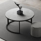 Slate Round Coffee Table 2 Piece Modern Minimalist Bunching Tables Clearhalo 'Coffee & Accent Tables' 'Coffee Tables' 'coffee_tables' 'furn' 'furn_coffee_tables' 'Furniture' 'Living Room Furniture' 1200x1200_b098489c-5569-4e36-900d-9396cc0537c2