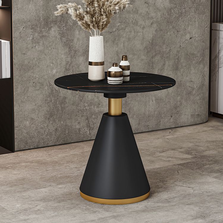 Round Sintered Stone Dining Table Traditional Luxury Pedestal Dining Table Clearhalo ' dining_table' 'Dining Tables & Seating' 'Dining Tables' 'furn' 'furn_dining_table' 'Furniture' 'furniture_dining_table' 'Kitchen & Dining Furniture' 'kitchen&dining_furn' 'kitchen' 'kitchen_dining_table' 1200x1200_b099b35f-b658-4df1-9a25-e9bb0a9c5fe5