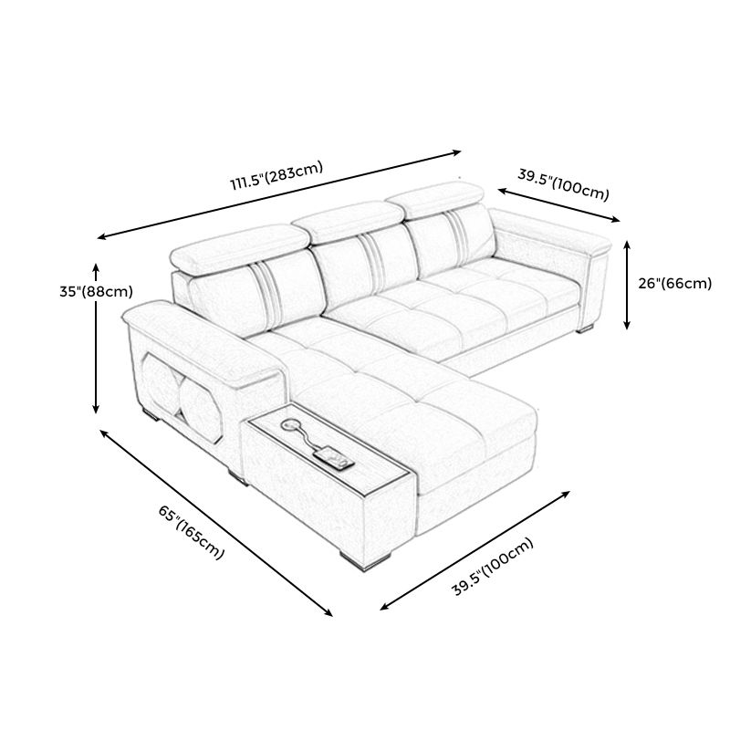 Silve Faux Leder hoher Rückenkissen Top Armsofa/Schnitt mit fleckresistent