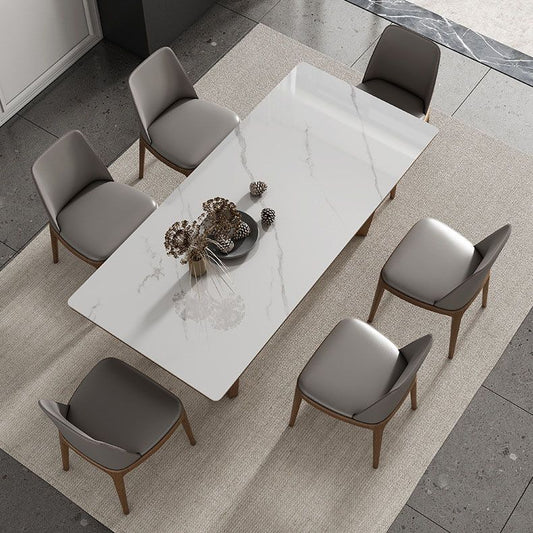 Modern 1/2/3/4/7 Pieces Dining Set Sintered Stone Dining Table Set for Home Clearhalo 'Dining Room Sets' 'Dining Tables & Seating' 'dining_room_set' 'furn' 'furn_dining_room_set' 'Furniture' 'furniture_dining_room_set' 'Kitchen & Dining Furniture' 1200x1200_b09af22d-bd77-4de2-ab6d-4a2a6a93821e