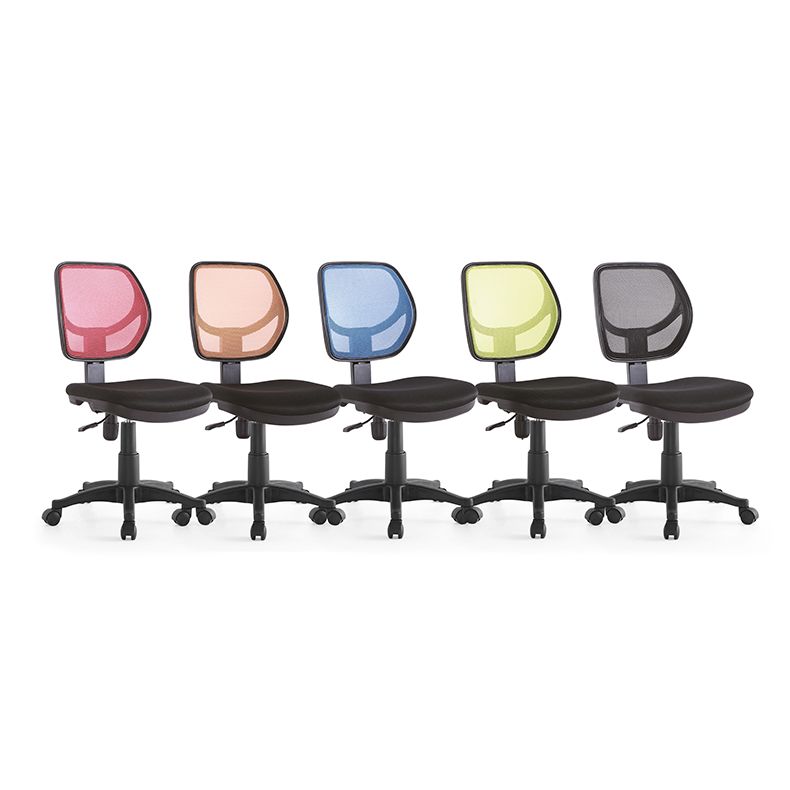 Mid-back Office Chair Mesh Sponge/Latex Seat Adjustable Office Chair Clearhalo 'furn' 'furn_office_chair' 'Furniture' 'furniture_office_chair' 'Office Chairs' 'Office Furniture' 'office_chair' 1200x1200_b09b3b38-2737-4dc3-8aba-b20cd31d9acc