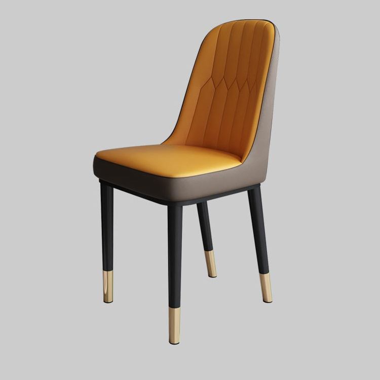 Nordic Style Kitchen Metal Dining Chair Parsons Dining Armless Side Chair Clearhalo ' kitchen&dining_furn' 'Dining Chairs' 'Dining Tables & Seating' 'dining_chair' 'furn' 'furn_dining_chair' 'Furniture' 'furniture_dining_chair' 'Kitchen & Dining Furniture' 'kitchen' 1200x1200_b09ca3df-9fc1-4dbf-954d-5ebc7aafe89e