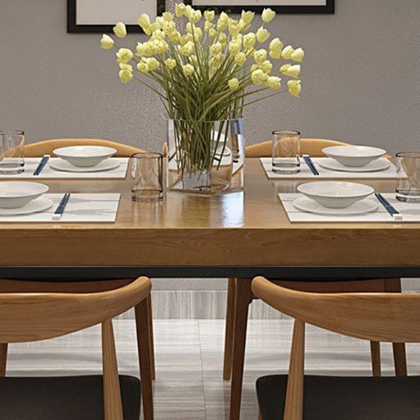 インダストリアルホームダイニングテーブルセット1/2/5ピースソリッドウッドダイネットセット