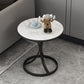 Modern Faux Marble Top End Table 21.6 "Tall Pedestal End Table Clearhalo 'Coffee & Accent Tables' 'End & Side Tables' 'end_side_table' 'end_side_tables' 'furn' 'furn_end_side_tables' 'Furniture' 'furniture_end_side_table' 'Living Room Furniture' 1200x1200_b0a24bad-ae09-4065-885f-8e265e11f58d