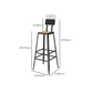 Modern 1/3 Pieces Bar Table Set Rectangle Pine Wood Counter Table with Stools for Cafe Clearhalo 'Bar Furniture' 'furn' 'furn_home_bar_bar_sets' 'Furniture' 'Home Bars & Bar Sets' 'home_bar_bar_sets' 'Kitchen & Dining Furniture' 1200x1200_b0a2ab13-d55e-4bf5-9f90-edb4716e67fb