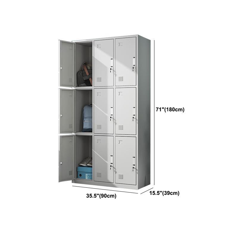 Modern scharnierende garderobe Armoire stalen garderobe kast voor slaapkamer