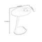 Modern Style Cocktail Table Rock Tabletop Ironwork Table Foot Round Coffee Table