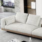 Farmhouse Sectional Sofa with Square Arms in Beige Linen Blend Clearhalo 'furn' 'furn_sectionals' 'Furniture' 'Living Room Furniture' 'Sectionals' 1200x1200_b0a596ef-8647-4ef8-a0fc-b547e6c8dcc8