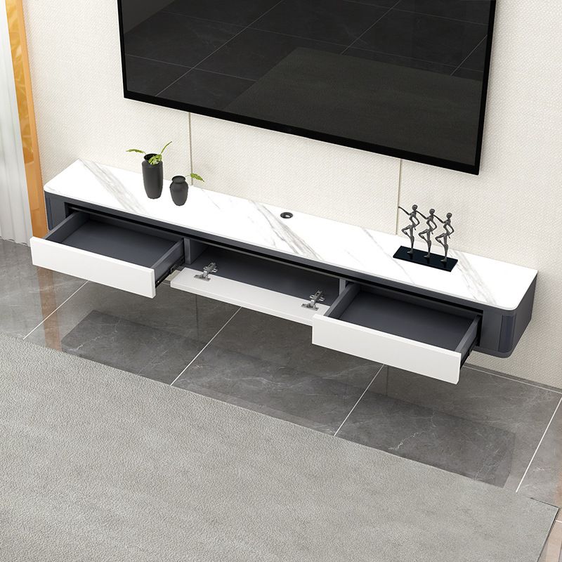 Wall Mounted TV Console Stone TV Media Console for Living Room Clearhalo 'furn' 'furn_tv_stands_entertainment_centers' 'Furniture' 'Living Room Furniture' 'TV Stands & Entertainment Centers' 'TV Stands & Media Storage Furniture' 'tv_stands_entertainment_centers' 1200x1200_b0a7b987-438b-4e4d-a4d7-13d42c788534