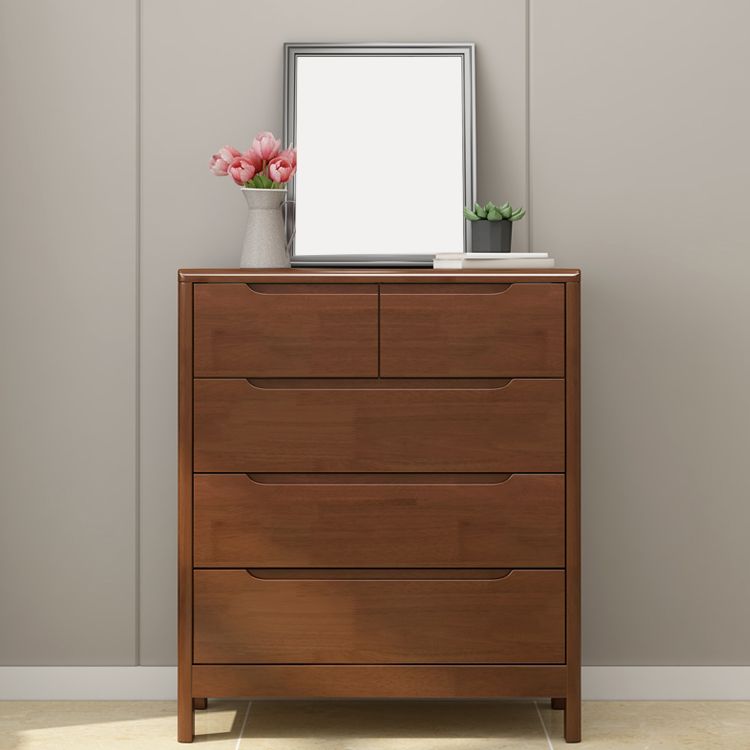 16" W Solid Wood Storage Chest Dresser Modern Storage Chest with 5 / 6 / 9 Drawers Clearhalo 'Bedroom Furniture' 'Dressers & Chests' 'dressers_chests' 'furn' 'furn_dressers_chests' 'Furniture' 1200x1200_b0a9f69d-24c2-4868-a58b-2e2057875c9b