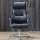 24" Wide Contemporary Managers Chair Black Leather Executive Chair Clearhalo 'furn' 'furn_office_chair' 'Furniture' 'Office Chairs' 'Office Furniture' 'office_chair' 1200x1200_b0aaf80b-4581-4603-9d5e-c61d8326240a