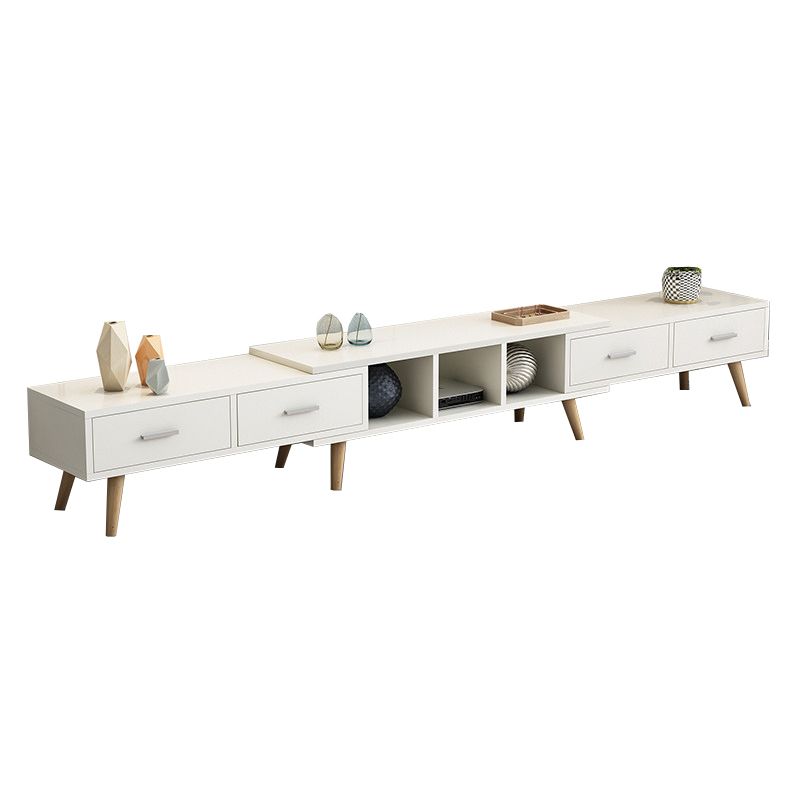 Scandinavian Style Wood TV Stand Enclosed Storage Stand Console with Drawers Clearhalo 'furn' 'furn_tv_stands_entertainment_centers' 'Furniture' 'Living Room Furniture' 'TV Stands & Entertainment Centers' 'TV Stands & Media Storage Furniture' 'tv_stands_entertainment_centers' 1200x1200_b0ade1b2-2e84-4574-9c4d-c7f26cc5ad90