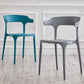 Modern Contemporary Plastic Side Chairs Multicolor Open Back Dining Chairs Clearhalo ' kitchen&dining_furn' 'Dining Chairs' 'Dining Tables & Seating' 'dining_chair' 'furn' 'furn_dining_chair' 'Furniture' 'furniture_dining_chair' 'Kitchen & Dining Furniture' 'kitchen' 1200x1200_b0af9350-4789-4f05-bb97-1624a3ed26c5