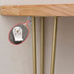 Tabella della console in legno massiccio rettangolare 31.49 "tavolo di accento alto con telaio di ferro