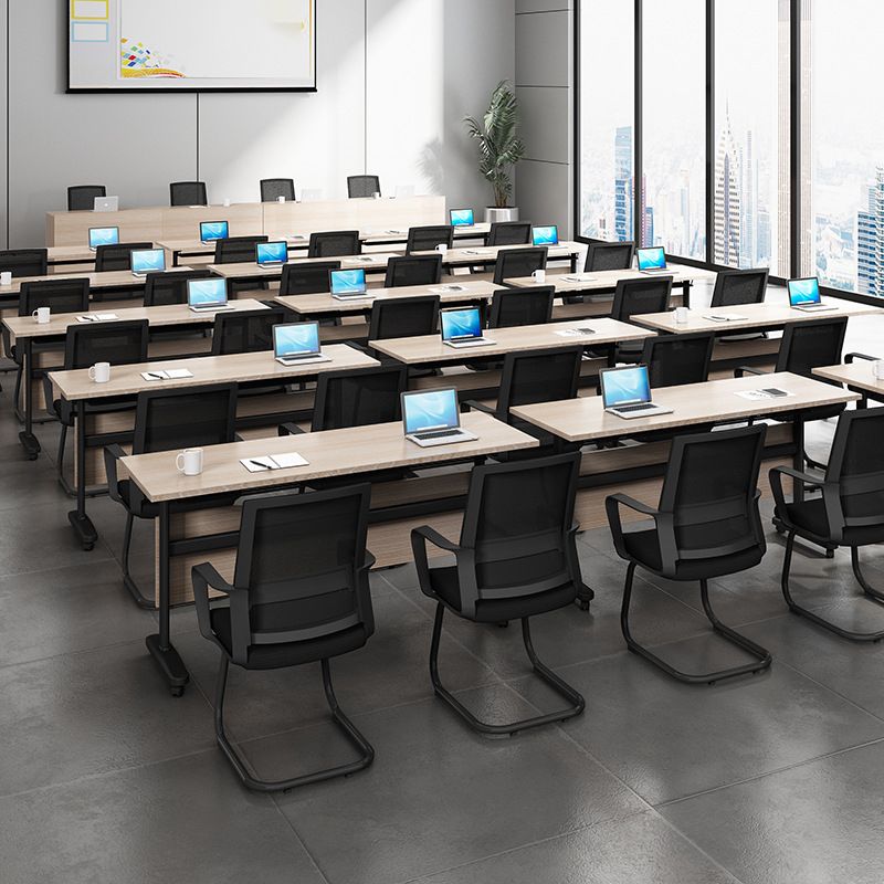 ミッドバックホームオフィスチェアブラックフレームモダンカンファレンスチェア