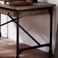 Industrial Solid Wood Office Desk Rectangular Writing Desk for Home
