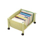 Plastic Standard Bookcase Contemporary Style Open Back Bookshelf with Wheels Clearhalo 'Bookcases' 'furn' 'furn_bookcases' 'Furniture' 'furniture_bookcases' 'Office Furniture' 1200x1200_b0b66537-9269-4ded-96f5-abea3f916b6b