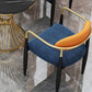 Set da pranzo Glam Stone 1/4/5 pezzi Mobili da pranzo in oro per la casa