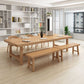 Rectangle Industrial Dining Room Table Pine Solid Wood Table with Trestle Base Clearhalo ' dining_table' 'Dining Tables & Seating' 'Dining Tables' 'furn' 'furn_dining_table' 'Furniture' 'furniture_dining_table' 'Kitchen & Dining Furniture' 'kitchen&dining_furn' 'kitchen' 'kitchen_dining_table' 1200x1200_b0baab01-25af-4477-bc22-32efebeffc8d