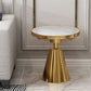 Glam Round Modern Block Side Table Sintered Stone Pedestal End Table Clearhalo 'Coffee & Accent Tables' 'End & Side Tables' 'end_side_table' 'end_side_tables' 'furn' 'furn_end_side_tables' 'Furniture' 'furniture_end_side_table' 'Living Room Furniture' 1200x1200_b0bc023a-823a-4686-a35b-313bc2fcb549