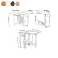 Mid-Century Modern Dining Table Solid Wood 51.2"L x 29.5"H Table (only table) Clearhalo ' dining_table' 'Dining Tables & Seating' 'Dining Tables' 'furn' 'furn_dining_table' 'Furniture' 'furniture_dining_table' 'Kitchen & Dining Furniture' 'kitchen&dining_furn' 'kitchen' 'kitchen_dining_table' 1200x1200_b0bed412-77d9-4ba6-aa29-c8a50343ad27
