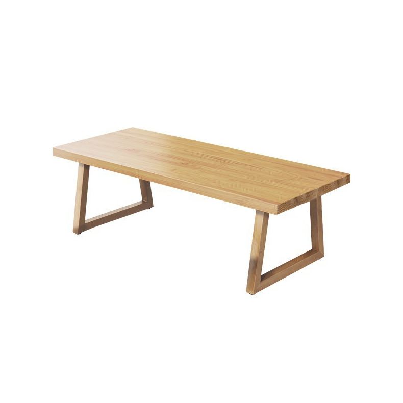 Sled Base Dining Table Contemporary Wood Dining Table for Home Clearhalo 'Dining Tables & Seating' 'Dining Tables' 'dining_table' 'furn' 'furn_dining_table' 'Furniture' 'Kitchen & Dining Furniture' 1200x1200_b0bef78b-9b39-4dd2-bef1-572ca5d10dc0