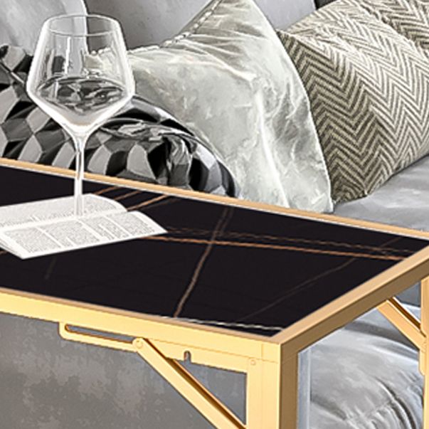 Glam Style Iron Bar Table 41.3"H Bistro Table with Wine Rack for Living Room Clearhalo 'Bar Furniture' 'Bar Tables' 'bar_tables' 'furn' 'furn_bar_tables' 'Furniture' 'furniture_bar_tables' 'Kitchen & Dining Furniture' 1200x1200_b0bf718d-9523-4eb4-955a-b5d6c0343ac7