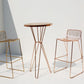 Modern Style Steel Counter Stools with Footrest and Cutout Milk Tea Shop Bar Stool 30 Inch Clearhalo 'Bar Furniture' 'Bar Stools' 'bar_stools' 'furniture_bar_stools' 'Kitchen & Dining Furniture' 'kitchen&dining_furn' 'kitchen' 'kitchen_furn' Furniture' 1200x1200_b0c3c43b-f991-4f3f-964c-27b2f372213f