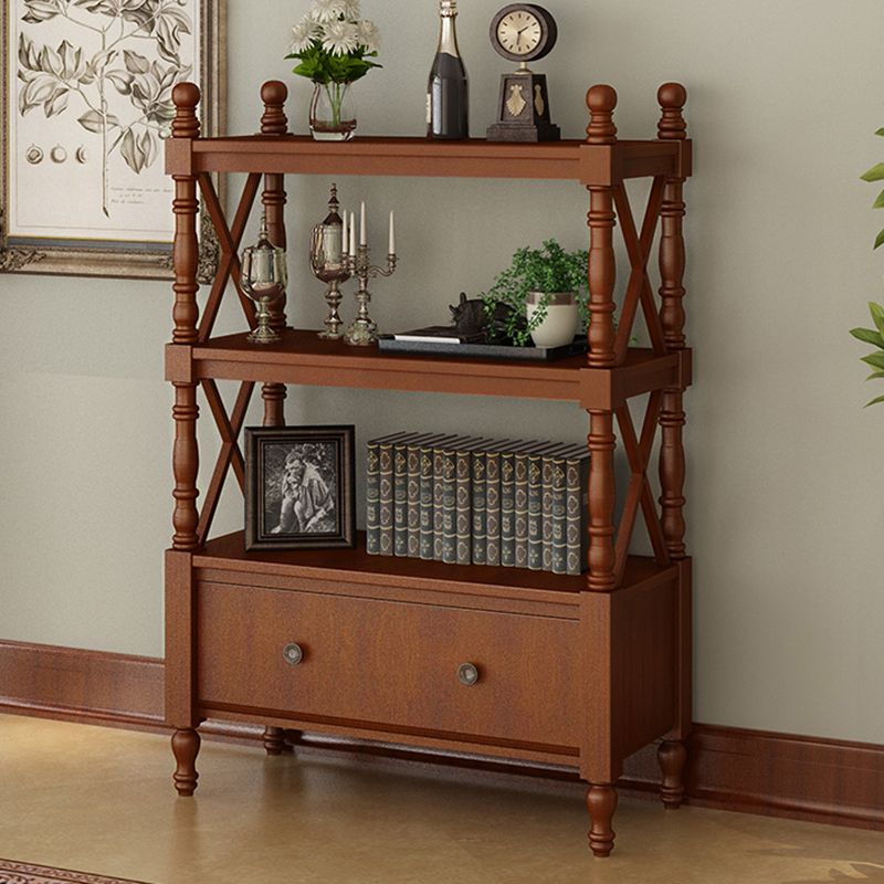 Scandinavian Study Room Bookshelf Solid Wood Etagere Bookcase Clearhalo 'Bookcases' 'furn' 'furn_bookcases' 'Furniture' 'Office Furniture' 1200x1200_b0c73d9b-7817-4526-8470-5f9c4773098c