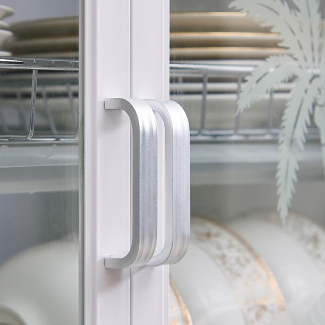 Porte Metal Sideboard moderno moderno server buffet con archiviazione per sala da pranzo