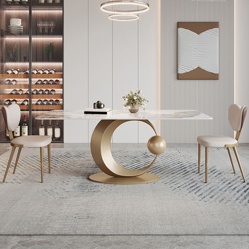 1/2/3/5/7 Pcs Sintered Stone Dining Table Set Dining Table Furniture Clearhalo 'Dining Room Sets' 'Dining Tables & Seating' 'dining_room_set' 'furn' 'furn_dining_room_set' 'Furniture' 'furniture_dining_room_set' 'Kitchen & Dining Furniture' 1200x1200_b0c759c1-faec-4a4b-be61-21e7904fb570