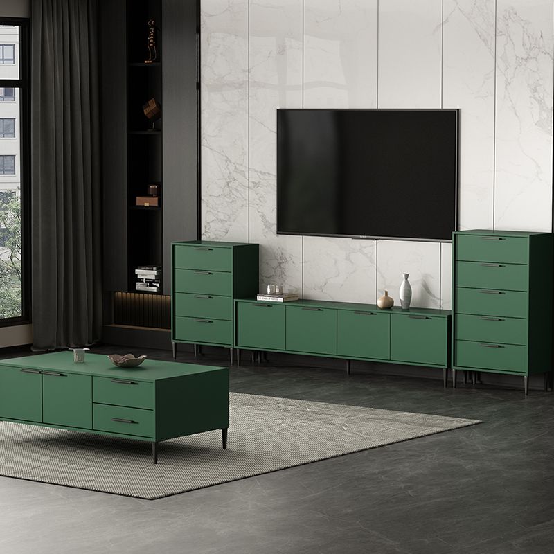 Engineered Wood TV Stand Scandinavian Enclosed Storage TV Cabinet Clearhalo 'furn' 'furn_tv_stands_entertainment_centers' 'Furniture' 'Living Room Furniture' 'TV Stands & Entertainment Centers' 'TV Stands & Media Storage Furniture' 'tv_stands_entertainment_centers' 1200x1200_b0c7c684-12a1-486b-a4e4-2b597a11e2d2