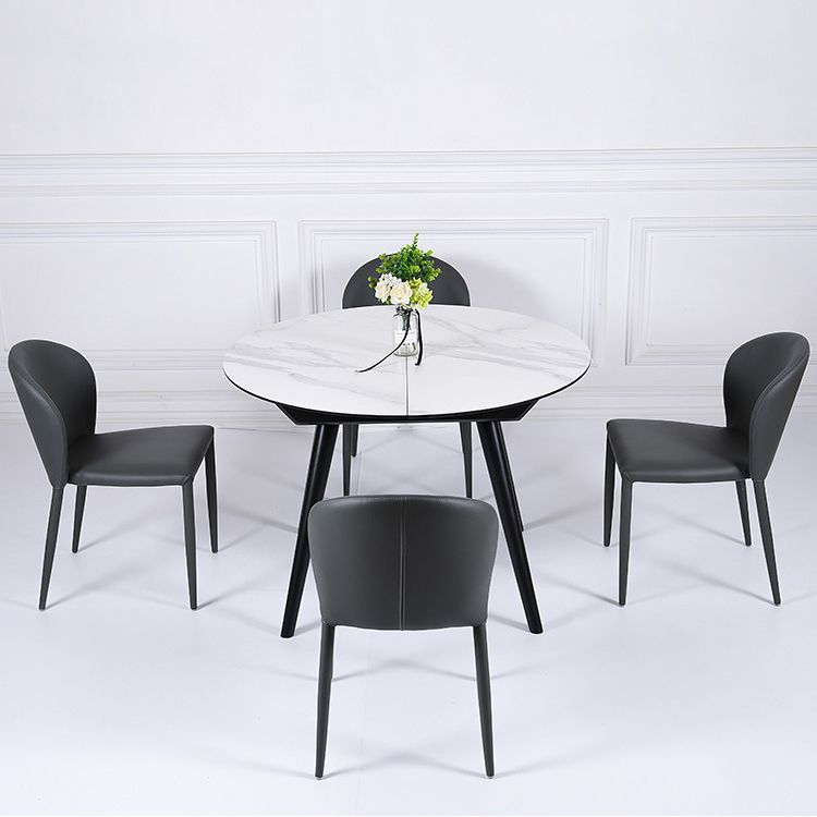 Contemporary Leather Conference Room Side Chair Wingback Dining Chair Clearhalo ' kitchen&dining_furn' 'Dining Chairs' 'Dining Tables & Seating' 'dining_chair' 'furn' 'furn_dining_chair' 'Furniture' 'furniture_dining_chair' 'Kitchen & Dining Furniture' 'kitchen' 1200x1200_b0c7e917-108e-49c4-b2ee-6e0d7d52813a