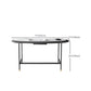 Contemporary Writing Desk Home Stone Office Desk with Black Legs Clearhalo 'furn' 'furn_office_desk' 'Furniture' 'Office Desks' 'Office Furniture' 'office_desk' 1200x1200_b0c7f235-e377-4c1f-ab88-932ea5571a52