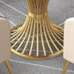 Round Shape Luxury Dining Table White Tone Fixed Table with Sintered Stone Clearhalo ' dining_table' 'Dining Tables & Seating' 'Dining Tables' 'furn' 'furn_dining_table' 'Furniture' 'furniture_dining_table' 'Kitchen & Dining Furniture' 'kitchen&dining_furn' 'kitchen' 'kitchen_dining_table' 1200x1200_b0ca8aff-d1be-4ae9-8c71-c5d17e8bd9d4