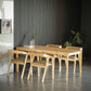 Modern 1/2/3/4/5 Pieces Dining Set Rectangle Solid Wood Legs Dinette Set in Natural Clearhalo 'Dining Room Sets' 'Dining Tables & Seating' 'dining_room_set' 'furn' 'furn_dining_room_set' 'Furniture' 'Kitchen & Dining Furniture' 1200x1200_b0cb8457-1d23-432c-a27c-ed31d3f72041