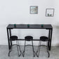 Glam Living Room Counter Set 1/2/3/4/7 Pieces Rectangle Trestle Bar Pub Table Set Clearhalo 'Bar Furniture' 'furn' 'furn_home_bar_bar_sets' 'Furniture' 'Home Bars & Bar Sets' 'home_bar_bar_sets' 'Kitchen & Dining Furniture' 1200x1200_b0cba4ac-b408-4757-8ca9-c293ee55a9ce
