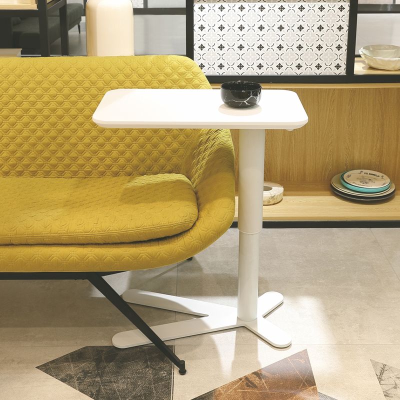 Industrial Metal Bar Table 23"x13" Rectangle Top Indoor Adjustable Height Bistro Table Clearhalo 'Bar Furniture' 'Bar Tables' 'bar_tables' 'furn' 'furn_bar_tables' 'Furniture' 'furniture_bar_tables' 'Kitchen & Dining Furniture' 'kitchen&dining_furn' 'kitchen' 1200x1200_b0cba510-f3c5-4aab-99d0-06d9ff63db59