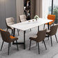 Industrial Sintered Stone Table Restaurant Rectangle Table with Double Pedestal Base Clearhalo ' dining_table' 'Dining Tables & Seating' 'Dining Tables' 'furn' 'furn_dining_table' 'Furniture' 'furniture_dining_table' 'Kitchen & Dining Furniture' 'kitchen&dining_furn' 'kitchen' 'kitchen_dining_table' 1200x1200_b0cbda01-52b0-4223-b3ae-7b87592313d0
