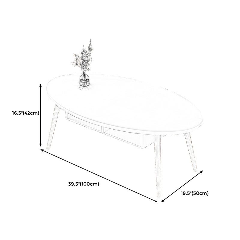 Modern Wooden Rectangular/Geometric Coffee Table with Storage Cocktail Table Clearhalo 'Coffee & Accent Tables' 'Coffee Tables' 'coffee_tables' 'furn' 'furn_coffee_tables' 'Furniture' 'furniture_coffee_tables' 'Living Room Furniture' 1200x1200_b0cbf4a5-ecdb-4bdc-bfba-b093d7b1298b