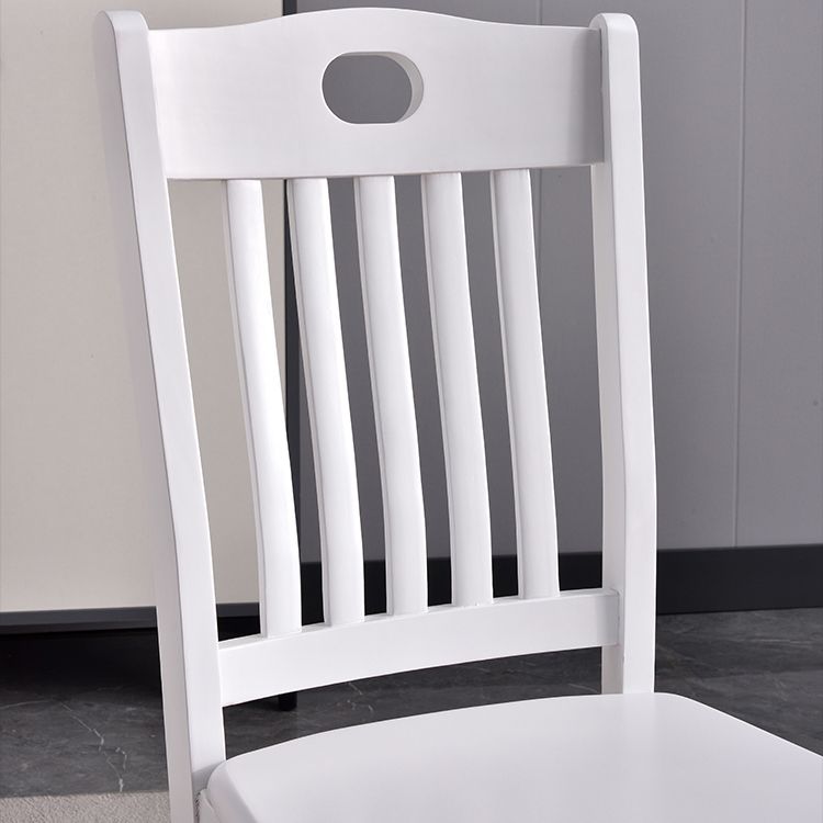 Home Armless Dining Chairs Slat Back Side Chair with Wood Legs (Set of 2) Clearhalo ' kitchen&dining_furn' 'Dining Chairs' 'Dining Tables & Seating' 'dining_chair' 'furn' 'furn_dining_chair' 'Furniture' 'furniture_dining_chair' 'Kitchen & Dining Furniture' 'kitchen' 1200x1200_b0cbfe11-8210-411b-ab24-af7d1bd61232