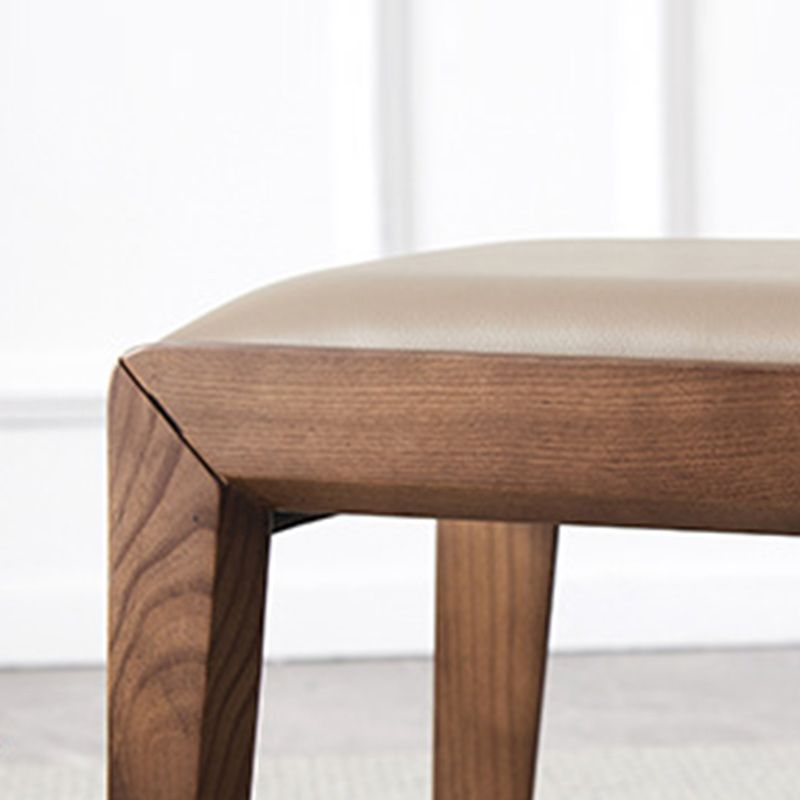 16" W Modern Seating Bench Cushioned Solid Wood Ottoman Bench Clearhalo 'Benches' 'Chairs & Seating' 'furn' 'furn_benches' 'Furniture' 'Living Room Furniture' 1200x1200_b0cd322d-f9a3-4465-933d-5b77d62ab39f