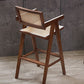 Contemporary Style Low Back Solid Wood Armed Bar Stool for Home Clearhalo 'Bar Furniture' 'Bar Stools' 'bar_stools' 'furn' 'furn_bar_stools' 'Furniture' 'Kitchen & Dining Furniture' 1200x1200_b0cdc8a0-c1a1-4384-9b88-22d3138c3d15