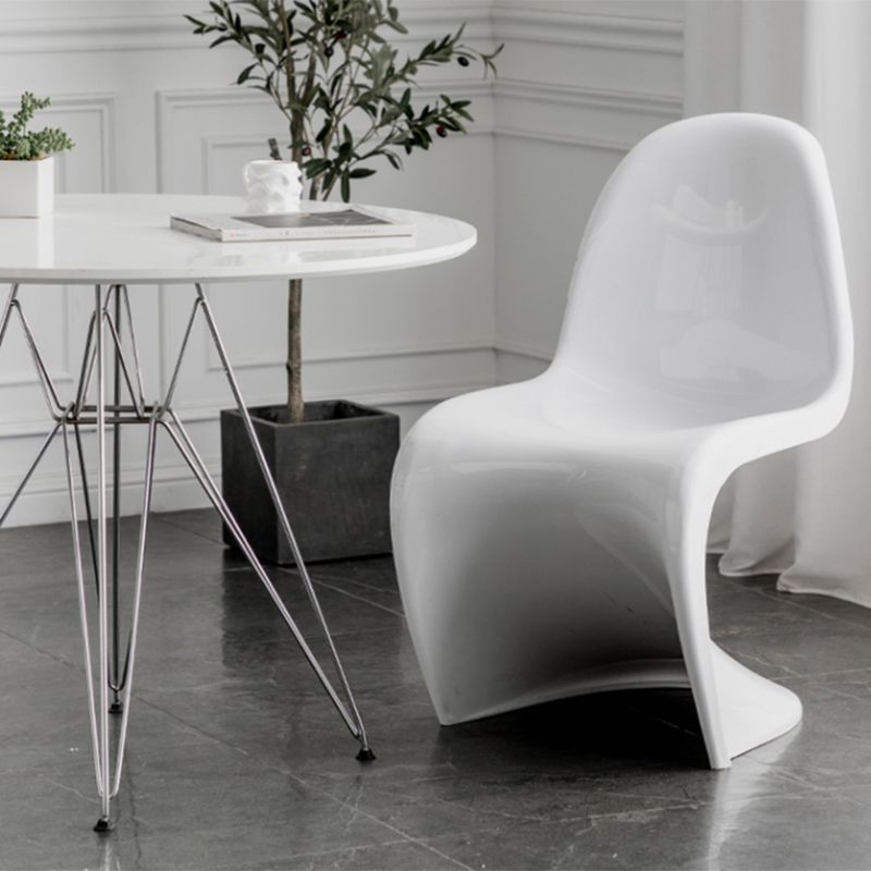 Glam Style Dining Side Chair Plastic Stackable Dining Chair for Indoor Clearhalo 'Dining Chairs' 'Dining Tables & Seating' 'dining_chair' 'Furniture' 'furniture_dining_chair' 'Kitchen & Dining Furniture' 1200x1200_b0d066e6-5409-4b7e-b930-0c3d9ee75e25