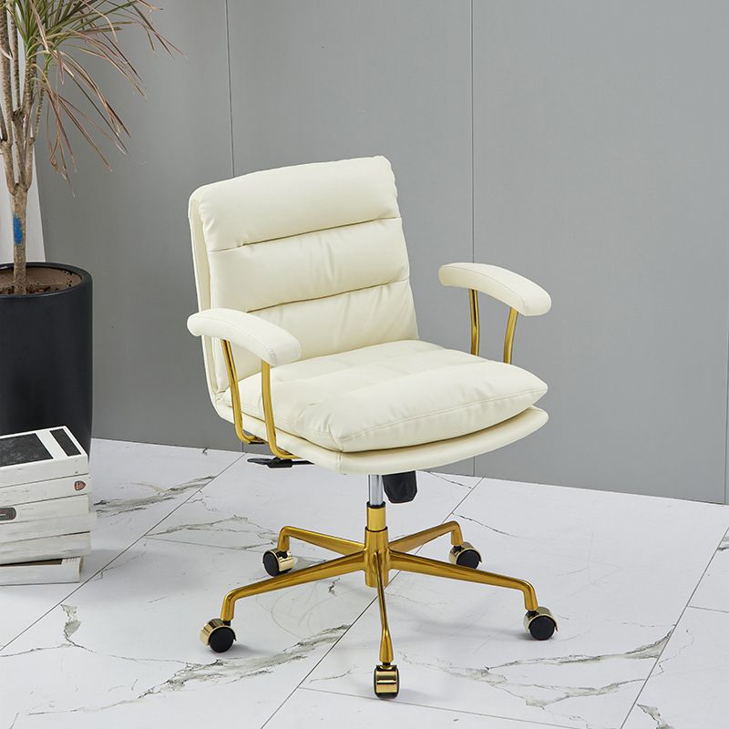 Modern Fixed Arms Desk Chair Height-adjustable Ergonomic Office Chair Clearhalo 'furn' 'furn_office_chair' 'Furniture' 'Office Chairs' 'Office Furniture' 'office_chair' 1200x1200_b0d18ec0-a977-45c5-87eb-62b462875b5b