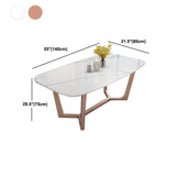 Sintered Stone Table for Restaurant Modern Rectangle Dining Table with Trestle Base Clearhalo ' dining_table' 'Dining Tables & Seating' 'Dining Tables' 'furn' 'furn_dining_table' 'Furniture' 'furniture_dining_table' 'Kitchen & Dining Furniture' 'kitchen&dining_furn' 'kitchen' 'kitchen_dining_table' 1200x1200_b0d4cd9f-ee1a-4b9d-b797-52f168be70bd
