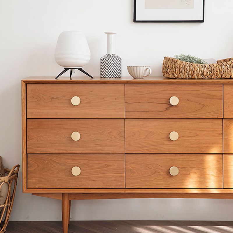 Contemporary Rectangle Wood Accent Cabinet Knobs Cabinet with Drawer Clearhalo 'Cabinets & Chests' 'cabinets_chests' 'furn' 'furn_cabinets_chests' 'Furniture' 'Living Room Furniture' 1200x1200_b0d56abb-cdfc-4ebf-acc5-9b3dc2666287